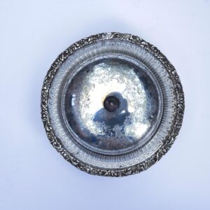 Silver-plated muffin dish
